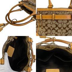 コーチ COACH ハンドバッグ シグネチャー 8K06 ベージュ (TK