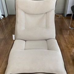 折りたたみリクライニング座椅子【町田市再生家具】　0513