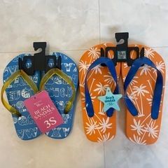 ビーチサンダル　　　18.5cm、16cm