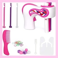 ✨みつあみ機 電動 三つ編み ヘアアレンジ 電子玩具 ヘアメイク...