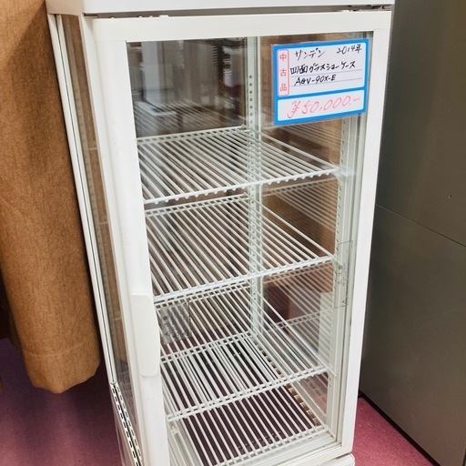 ⭐️業務用品が安い⭐️サンデン　4面ガラス冷蔵ショーケース