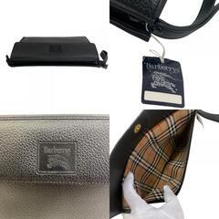 バーバリー BURBERRY セカンドバッグ ヴィンテージ ブラックの画像
