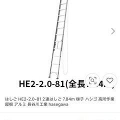長谷川２連ハシゴ