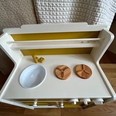 おままごとキッチン モモナチュラル ピエニ キッチン PIENI KITCHEN MU/WHの画像
