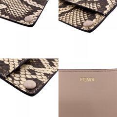 フェンディ FENDI ポーチ ピーカブー フラットポー 7AR907 ベージュの画像