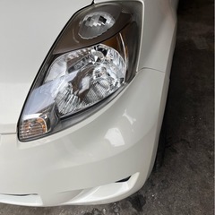 車ヘッドライト　磨きコーティング　車検時にの画像