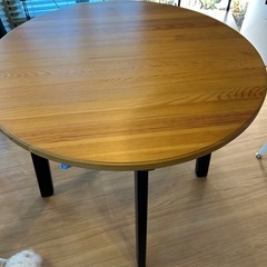 IKEA イケア　ダイニングテーブル　丸　黒
