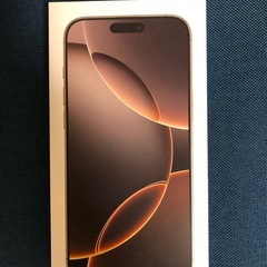 定価179000円 Apple iPhone 16 Pro max 256GB [新品,未使用、箱開封済み]デザートチタニウム