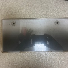 希少当時物　クリアグラデーション
ナンバーカバー　コレクシ ョンマニア鑑賞イベント用の画像