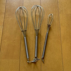 ガレージセール　バラ売り可　泡立て器3個セット　