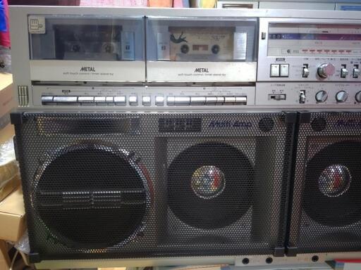 希少！バブル期 高級ラジカセ SHARP GF-919 ダブルカセット搭載 1 . 2