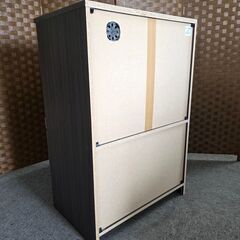 【5/18販売済KH】NITORI キッチンボード 幅60×奥行40×高さ89cm ブラウン レンジボード 食器棚 ニトリ 北3の画像