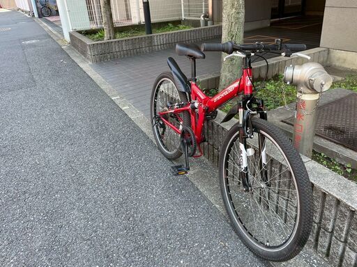 中古自転車* 26インチ 折りたたみ マウンテンバイク (コア