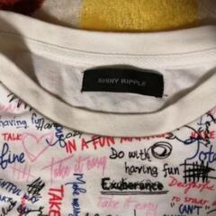 ローマ字表記  レディースTシャツ Lサイズの画像