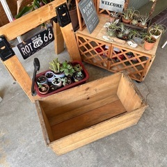 りんご箱 DIY 100均 カスタマイズ 本棚や整理箱 植物 ガ...