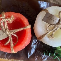 カルデラキャンドル2個セットの画像