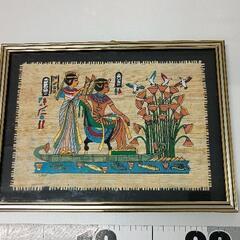 0513-129 古代エジプト　パピルス画