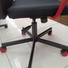 ★ジモティ割あり★  チェア ブラック H113×D45×W59.5 クリーニング済み HJ6553の画像