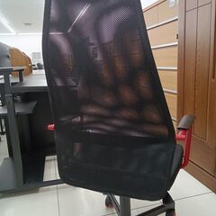 ★ジモティ割あり★  チェア ブラック H113×D45×W59.5 クリーニング済み HJ6553の画像