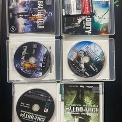 動作確認済み PS3 COD ブラックオプス/BF3 など まとめて5本セットの画像