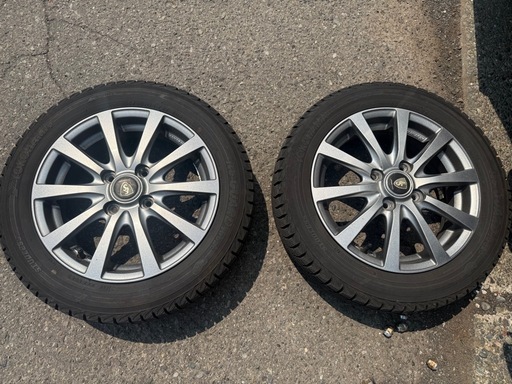 4本！2023年製スタッドレス/ホイール/ブルーアース/IG52c/ホイール付き/14インチ/PCD100/4穴/155/65r14