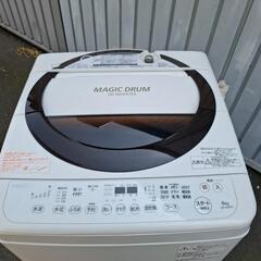 TOSHIBA　２０１７年製　AW-6D3M 中古　6キロ　洗濯機の画像