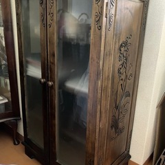 お洒落！木製キャビネット