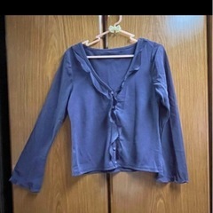 シアーフリルカーディガン