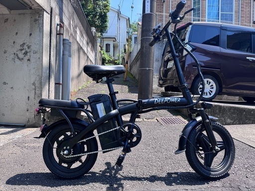 新品[48v25Ah]DEPOWER 電動アシスト自転車 ブラック (もも) 横浜