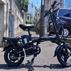 新品[48v25Ah]DEPOWER 電動アシスト自転車 ブラック