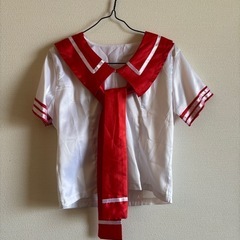 セーラー服　赤　コスプレの画像