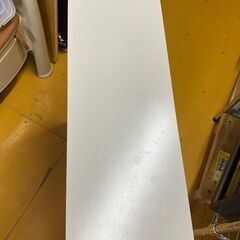 本棚　スリム　4段　ホワイトの画像