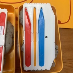 ねんど、粘土板×2の画像