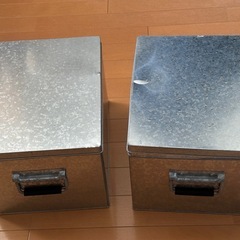無印良品 トタンボックス 2つ