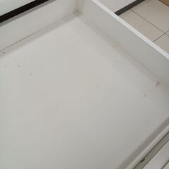 ★ジモティ割あり★ 株式会社ユーアイ レンジボード ホワイト/ブラウン H218.5×D47×W89 クリーニング済み HJ6561の画像