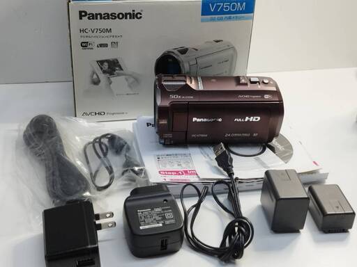 Panasonic デジタルハイビジョンビデオカメラ HC-V750M (中古