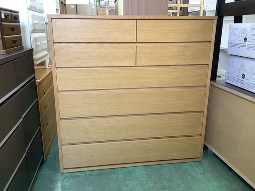 家具ならトレファク吉川店！！ 大塚家具 6段ハイチェスト ブラウン