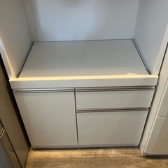 7/30まで^ ^　大川家具　レンジボードの画像