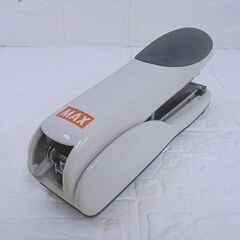 MAX パワーフラットホッチキス HD-35DF グレー 30枚とじ フラットクリンチ 文房具 事務用品 札幌市 白石店の画像
