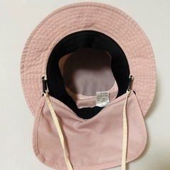【日除け付・通気性◎アカチャンホンポ】メッシュ加工　アウトドア　ハット　50cm ①の画像