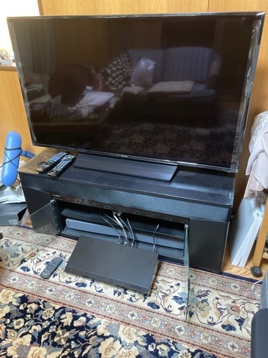 TV49インチ&ブルーレイ&テレビ台　　3点