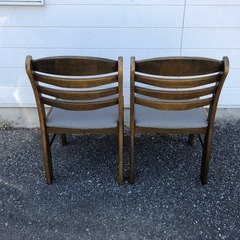 松田家具　ダイニングチェア2脚セットの画像