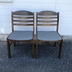 松田の家具　ダイニングチェア2脚セット