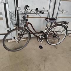 自転車　格安　引取限定　6段変速