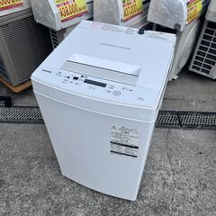 A7280【配達＆取付可能‼】東芝 全自動洗濯機 4.5kg 2020年製 AW-45M7