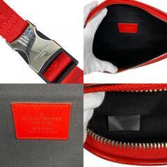 ルイヴィトン LOUIS VUITTON ボディバッグ エピ LV×Supremeコラボ バムバッグ M53418 レッドの画像