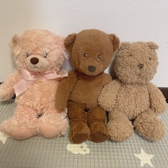 くまのぬいぐるみ3体セット