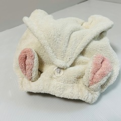 【美品】ヘアキャップ　タオルキャップ　プール　水泳　吸水性◎ う...