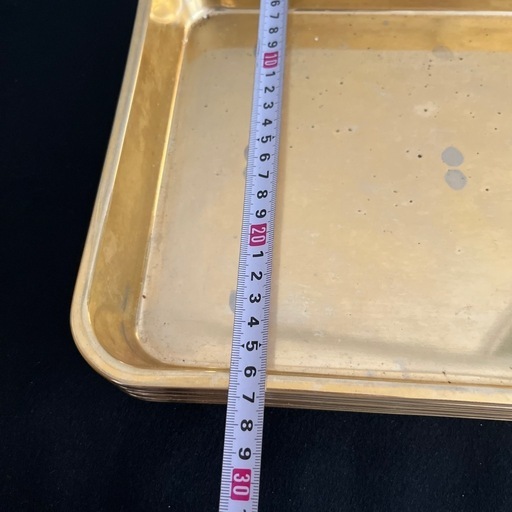 中古】金トレイ270×354×40 8枚セット