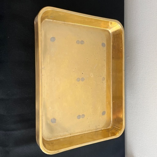 【中古】金トレイ270×354×40 8枚セット